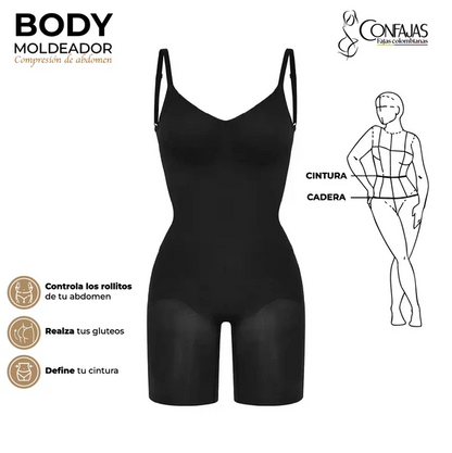 Body reductor realza glúteos reloj de arena
