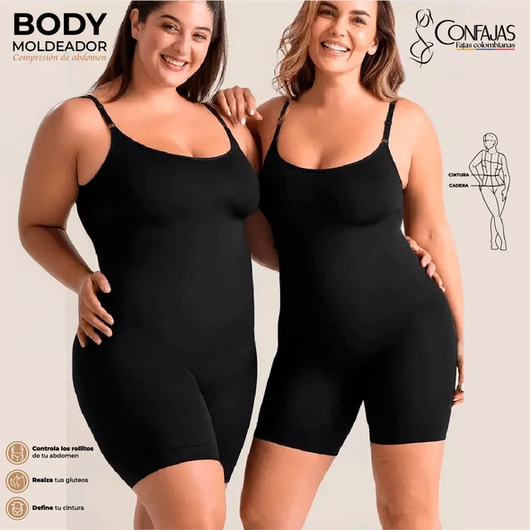 Body reductor realza glúteos reloj de arena