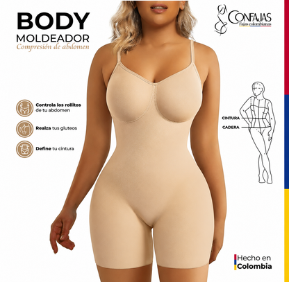 Body reductor realza glúteos reloj de arena